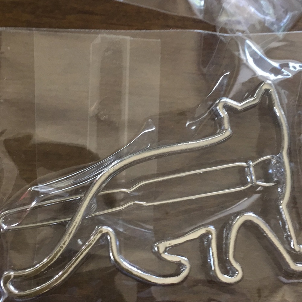 Back in stock kitty cat hair clips set of two